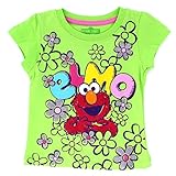 Sesame Street Elmo Girls Short Sleeve Tee (Toddler)