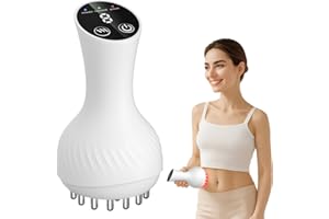 HarrFlow Lymphatic Drainage Massager & Anti Cellulite Massage Tool,New Lymphatic Massager,Helps Reduce Stretch Marks & Cellulite，for Belly, Arms & Legs,Body Sculpting Machine with Heat & Vibration