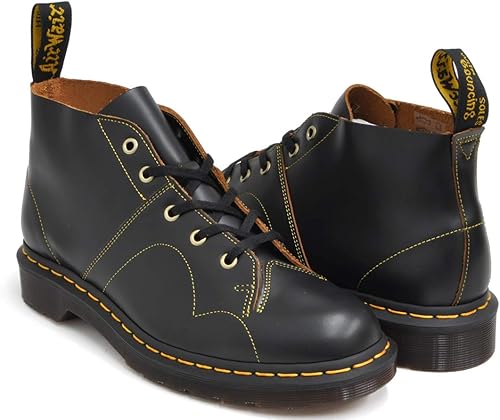 Amazon ドクターマーチン Church Monkey Boot チャーチ モンキー ブーツ Black Vintage Smooth 並行輸入品 Dr Martens ドクターマーチン スニーカー