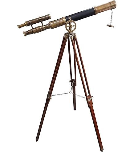 Amazon.com: Nautical Brass Antique Telescope Spyglass with Wooden