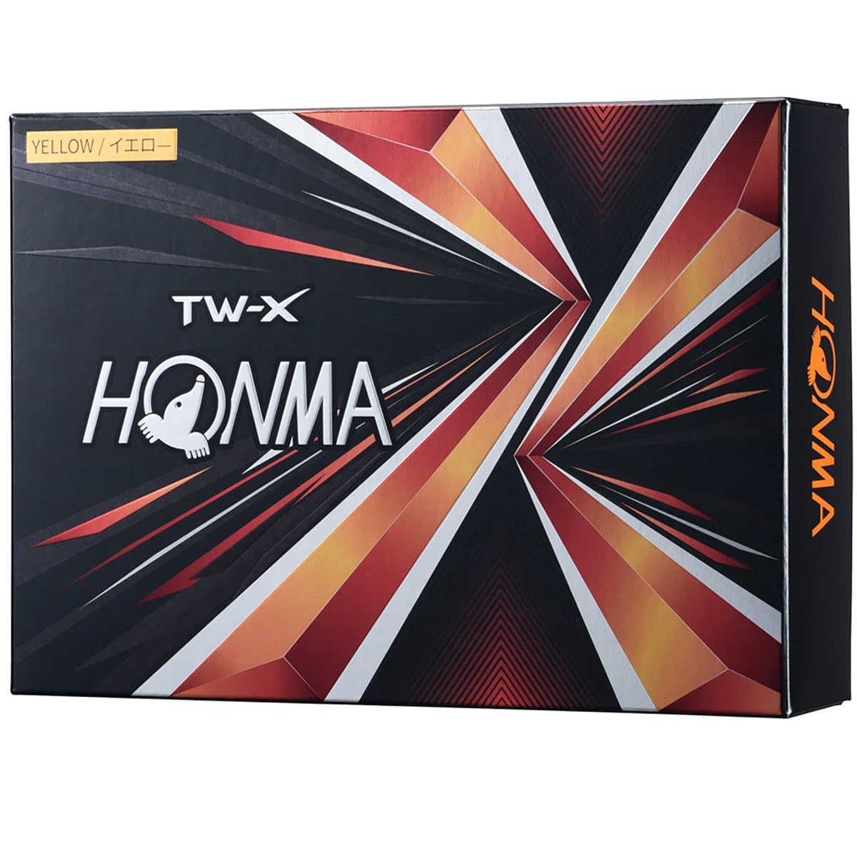 ホンマ ゴルフ ボール TW-X TW-S 2021 1ダース 12球入り ホワイト イエロー 3ピース ツアー系 スピン 飛距離 TOUR WORLD 本間 HONMA/TW-X_2021/イエロー商品画像
