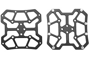Universal Clipless Pedal Platform Adapter, Lightweight Durable Design for SPD Compatible Cycling Systems, Versatile Bike Adap