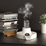 Suewidfay Ceramic Smudge Bowl for White Sage & Palo Santo - Easy Clean view 4