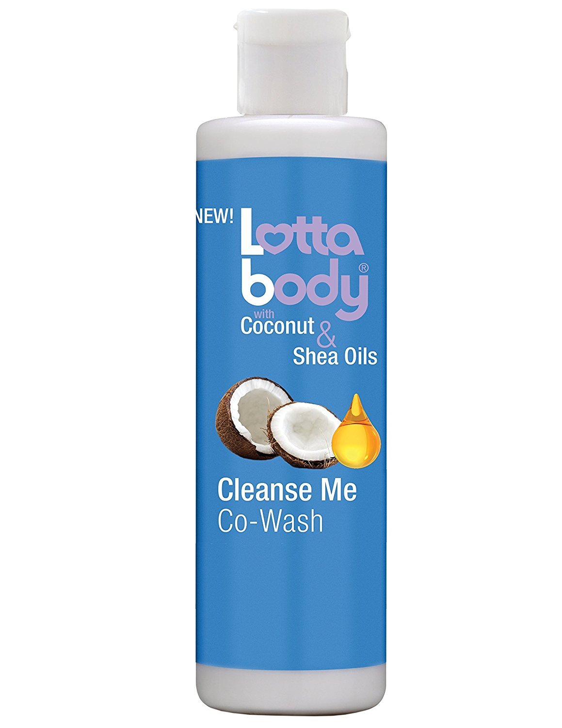 Lottabody Cleanse Me Co Wash with Coconut & Shea Oils 300 ml - No Sulfates - No Parabens
