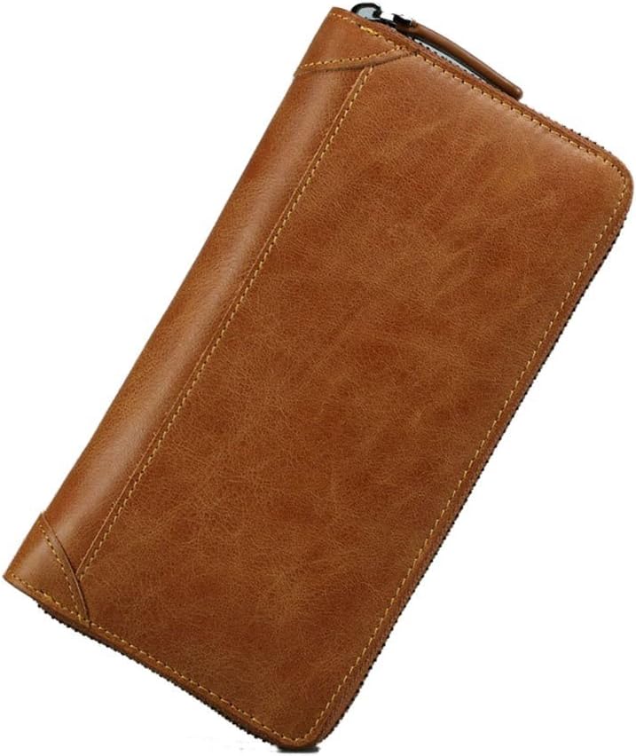 Geremen Geremen Men's Handmade Leather Bifold Clutch Wallet SL88