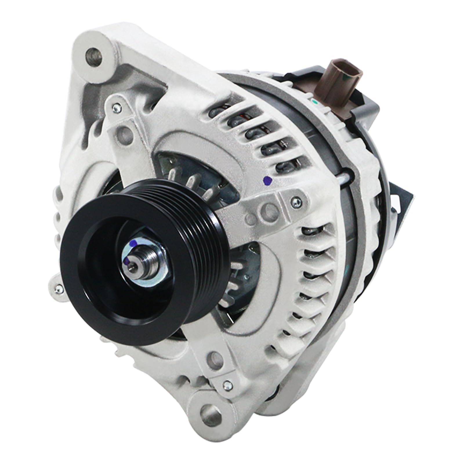 Photo 1 of BDELI Alternator Replacement New 11390N for 2.4L L4 Honda Accord 2008 2009 2010 2011 2012, Acura TSX 2009 2010 2011 2012 2013 2014: 130A, 12V, CW, 7-Groove Pulley, 11390, 1042105890, 12870