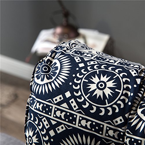 Roner Filled Triangular Wedge Pillow Positioning Support Reading Backrest Cushion Home Office Lumbar Pad for Sofa Bed Daybed Removable Washable Cover 22x24 Inches