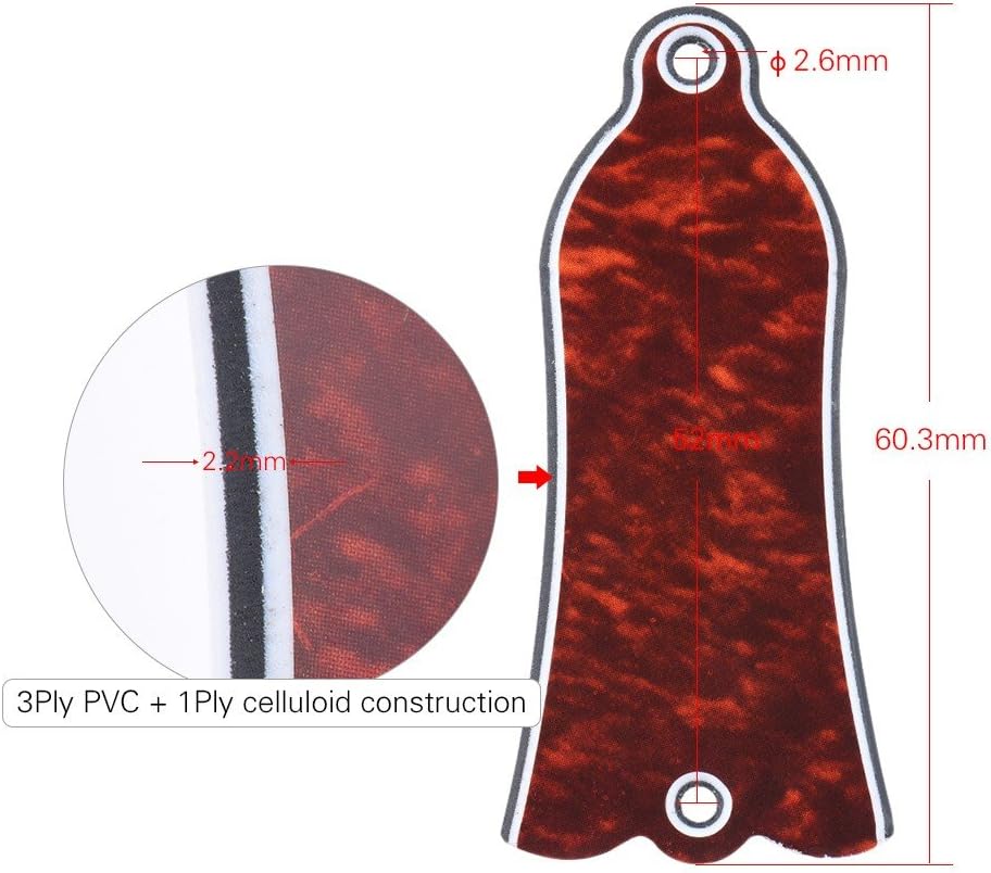 teatralna.radom.pl CynKen 2 Holes Bell-shaped Truss Rod Cover 