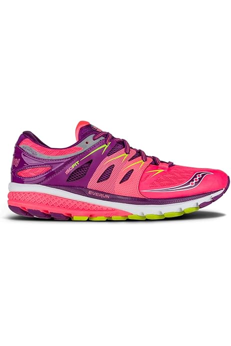 Running Shoe Saucony Zealot Iso Womens Purple Saucony Zealot ISO S10269-4  Purple Running Shoes Sneakers Women's