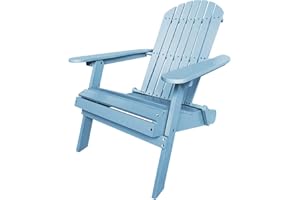 FDW Adirondack Chairs, Weather Resistant Patio Chairs with Pinewood Wooden Textured for Patio Lawn Garden Backyard Deck Pool 