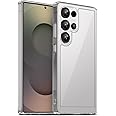 Liisooka Case for Samsung Galaxy S25 Ultra 5G, Military Grade Drop Protection Phone Case, Yellowing Resistant, Anti-Scratch Hard PC Back, Shockproof Hard Ultra-Thin Protective Cover, Clear
