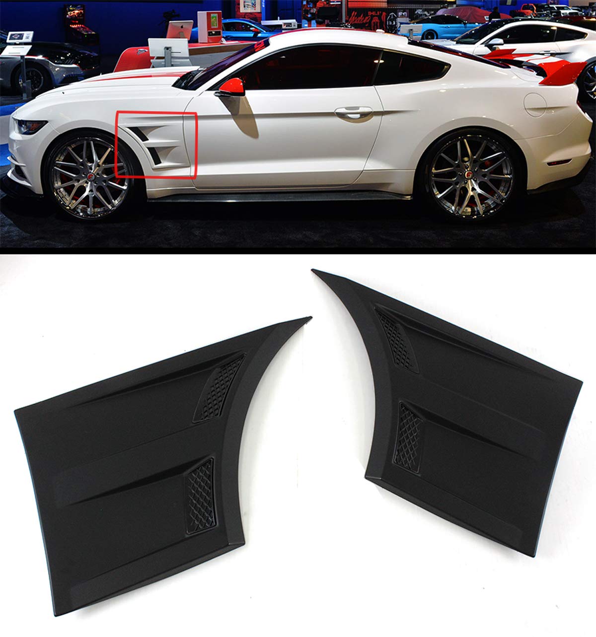 Body Styling Kits Fits For 20152018 Ford Mustang 3D Style Front Fender