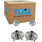 TRQ 2 Piece Front Wheel Bearing & Hub Kit Set Compatible with 2004-2009 Kia Spectra 2005-2009 Spectra5