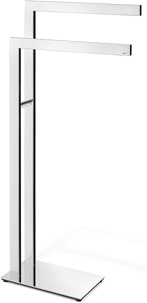 ZACK toallero, Acero Inoxidable, Plata, 38,5 x 15 x 80 cm