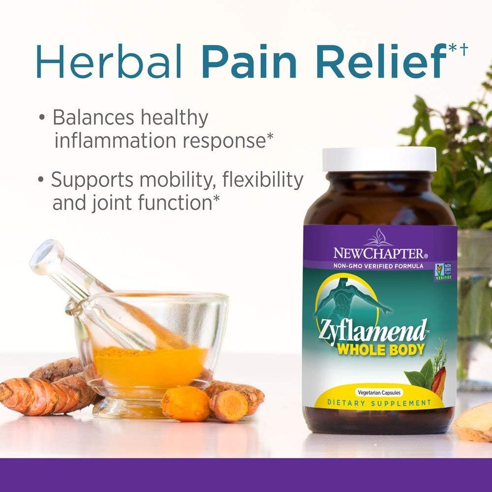 New Chapter Multi-Herbal + Joint Supplement, Zyflamend Whole Body for Healthy Inflammation Response: Health & Personal Care
