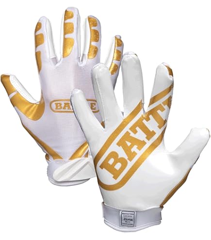 Luvas De Futebol Battle Double Threat - Palma Ultra Aderente Para Recebedores