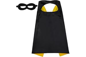 AODAI Superhero Capes for Kids Halloween Costumes and Dress up - Superhero Toys Capes 4-10 Year for boys birthday party Gifts