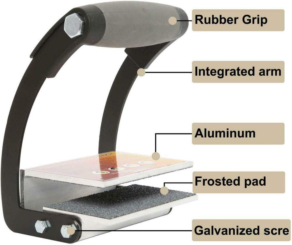 Sandy Beach Easy Panel Carrier Gripper Drywall Plasterboard Lifts Ergonomic Plate for Plywood Sheet Goods - Image 4