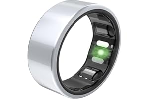 QALO QRNT Slim Smart Ring – Lightweight Water-Resistant Titanium Fitness Tracker, Advanced Tracking for Sleep, Steps, HRV, Women’s Health, No Subscription Fee, iOS & Android Compatible (Silver, 9)