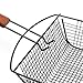 Charcoal Companion Non-Stick Shaker Basket for Grilling with Rosewood Handle