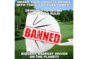 SOOOLONG 750CC WORLD'S LONGEST White Ghost Sooolong Illegal Non-CONFORMING High COR 750cc Huge Distance Banned Golf Driver Component Head