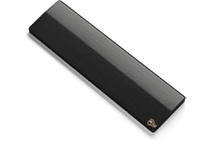 Glorious Wooden Wrist Rest - TENKEYLESS (TKL) - Onyx/Black - Mechanical Keyboards Wood Ergonomic Palm Rest| 14x4 inches/19mm Thick (GV-87-DARK)