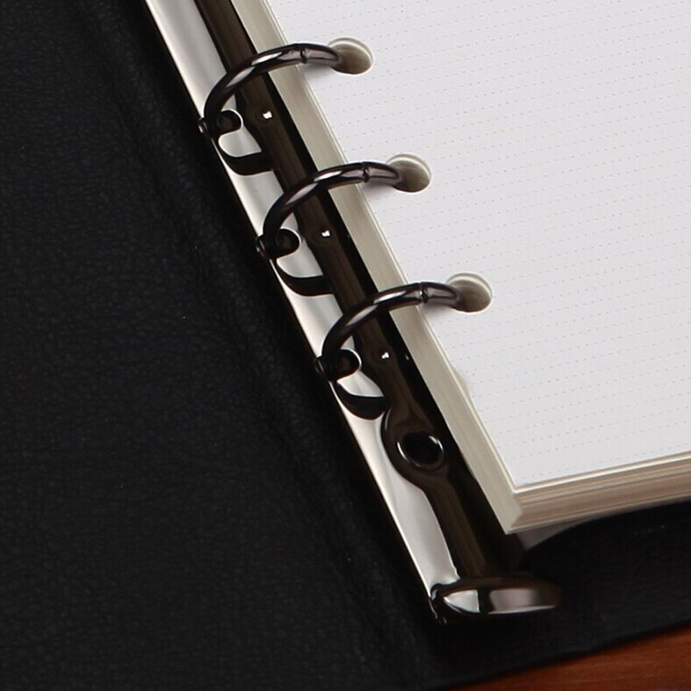 Green Bronze Exttlliy 2Pcs Metal B5 Notebook 9Ring Binder Mechanism Replacement Kit Loose Leaf