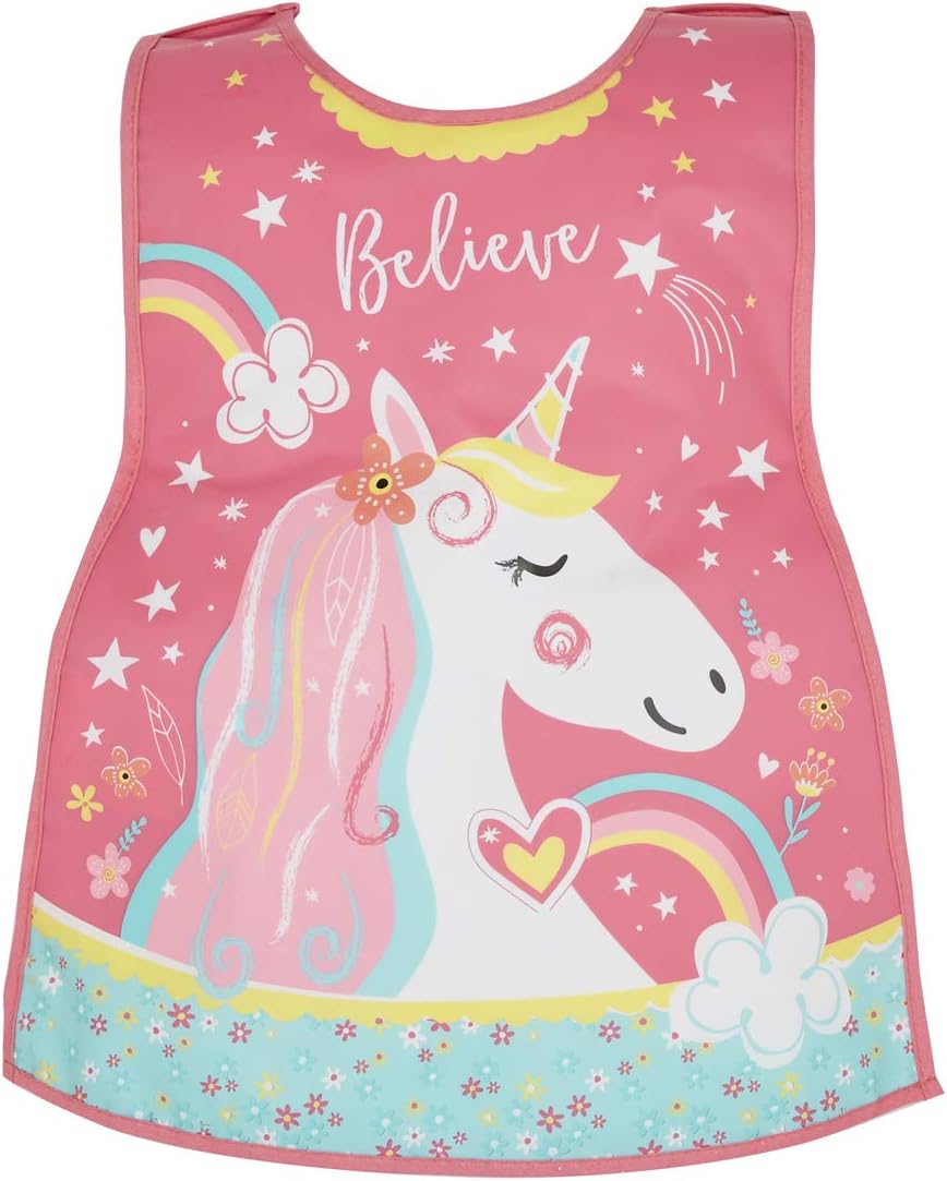 Cooksmart Kids British Designed PEVA Apron, Unicorn, 32cm x 48cm, Fits 2-6 Years - Image 3