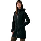 LOLE Women's Element Long Rain Jacket | Waterproof and windproof recycled polyester shell, longline coverage, soft-lined interior, adjustable hood and waist, 2-way