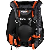 Aqualung Pro HD Compact Dive BCD | Ultra-Lightweight Back-Inflation Travel Scuba Diving Buoyancy Compensator with SureLock II Weight Integrated System