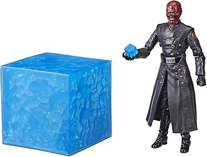 Red Skull Figure \u0026 Electronic Tesseract 