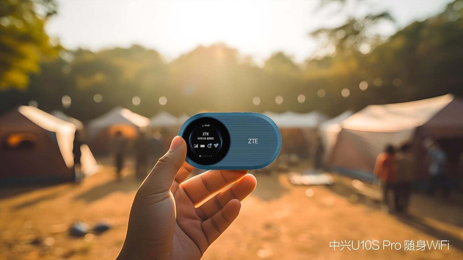 Zte U10S Pro Blue, 4G Mifi Router, Portable Travel Wi-Fi, Lowcost, Sim Slot Unlocked, Connects 32 Devices, 3000Mah 10Hr Battery Life, Roams On All World Networks, No Configuration Required - View 7