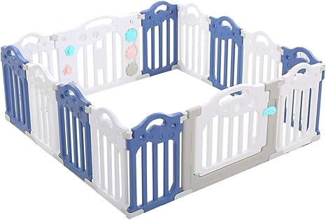 baby play area with fence
