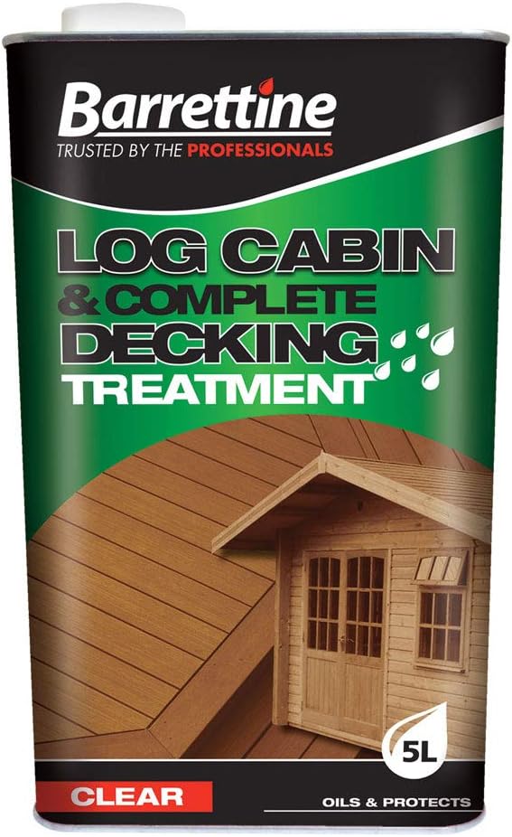 Barrettine Lcdt005 Log Cabin Treatment 5l Amazon Co Uk Diy Tools