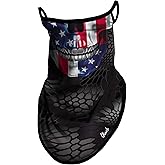 Obacle Bandana Face Mask with Ear Loops Neck Gaiter Face Mask Scarf Face Cover for Men Women