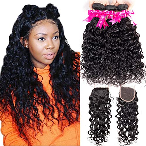 Hermosa Brazilian 8a Brazilian Water Wave Hair Bundles With