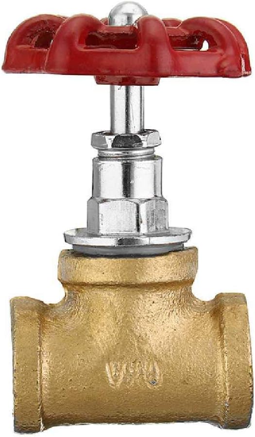 FENGZE Industrial Lighting Stop Valve Light Switch for Loft-Type Iron Valve Water Pipe Fixing Device Lighting Device China/Red