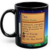 Creator's Cove Stardew Valley Game Tea Mug Drink Black Coffee Cup, Gift for Video Game Lover Farm Adventure Gaming For Family Friends