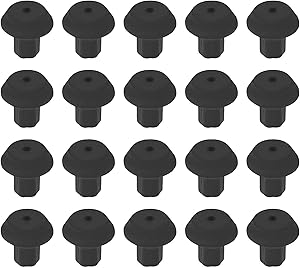 Ultra Durable PD040035 Range Grate Rubber Feet Replacement by Blue Stars - Exact Fit For Viking Range - Heat Resistant - Replaces PD040035 PD040075 AP5316217 - PACK OF 20