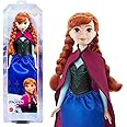 Mattel Disney Princess Dolls, Anna Posable Fashion Doll with Signature Clothing and Accessories, Disney's Frozen Movie Toys