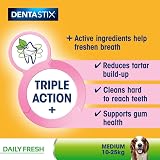 Pedigree Dentastix Fresh Dental Dog Chews Medium 10-25kg 4 x 28 Sticks view 8