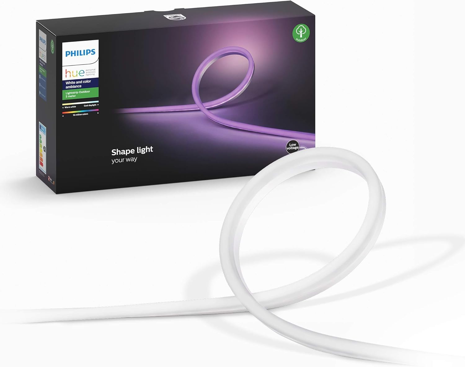 Philips Hue Smart Outdoor Lightstrip White & Colour Ambiance [5 m