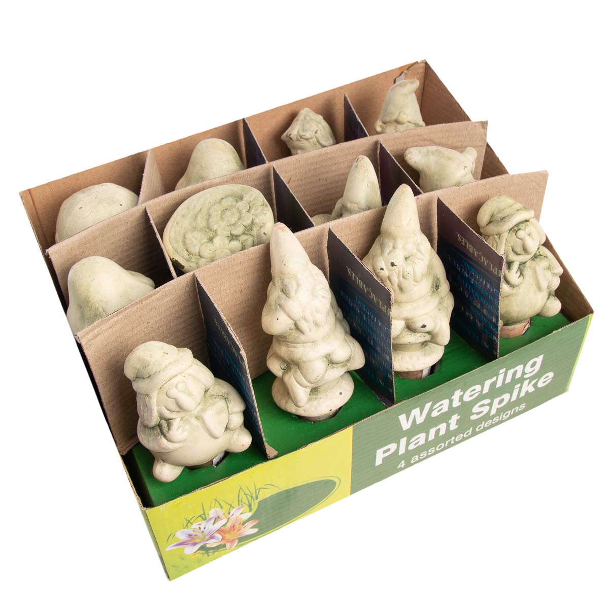 LGI (12 Pack Terracotta Self Watering Spikes for Plants Indoor Outdoor