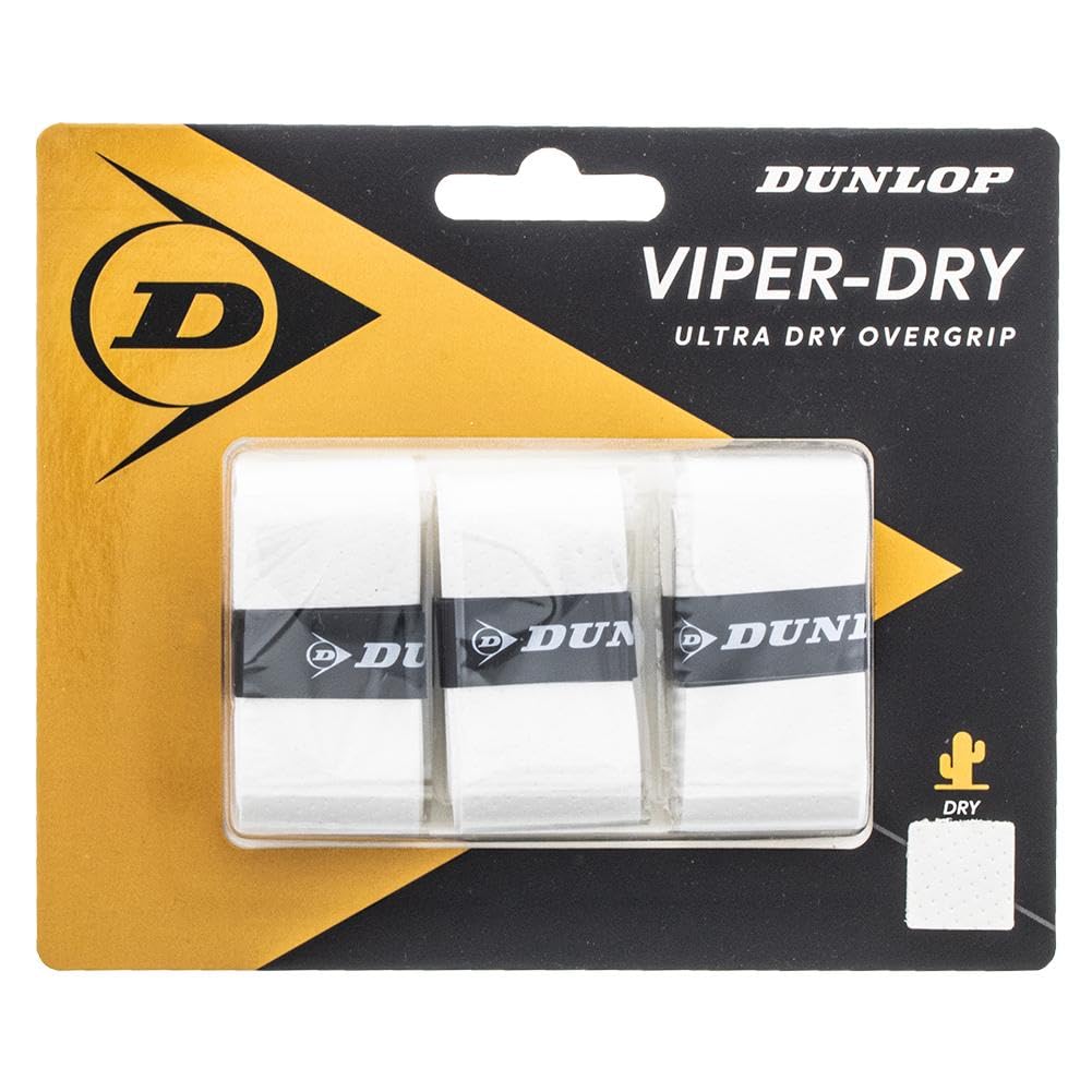 Dunlop Viperdry Tennis Overgrip White 3