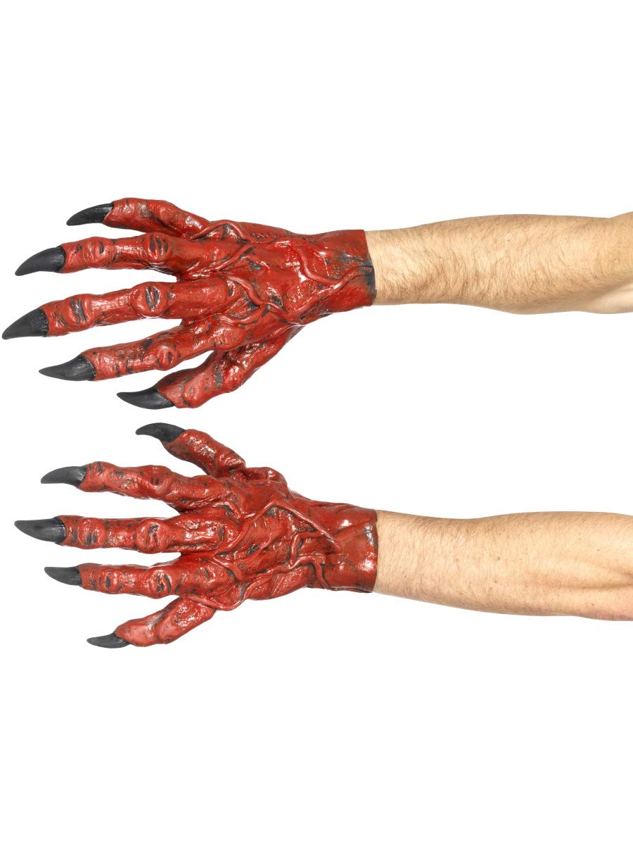 Red Latex Devil Hands