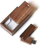 RXFSP Personalised Engraved Walnut USB Flash Drive 2GB - Wedding Gift view 6
