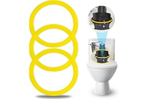 HIDNVEFEN 3Pcs Canister Flush Valve Seal for Kohler, Toilet Tank Parts GP1059291 Flush Valve Seal, Silicone Gasket Replacement Parts Toilet Seal Ring