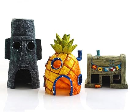 Ishowstore Resin Aquarium Ornaments Decorations Fish Tank Ornament