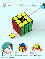 ROXENDA Speed Cube Set 2x2 3x3 Original Fast Cube with Instructions view 4