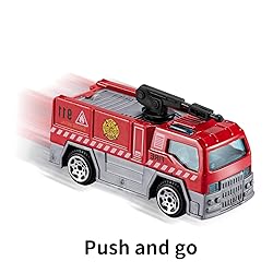 TEMI Diecast Emergency Fire Rescue Vehicle Toy Set